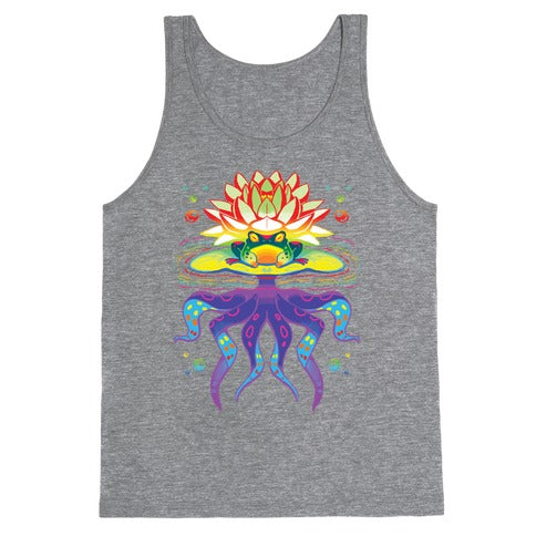 Psychedelic Lily Frog Tank Top